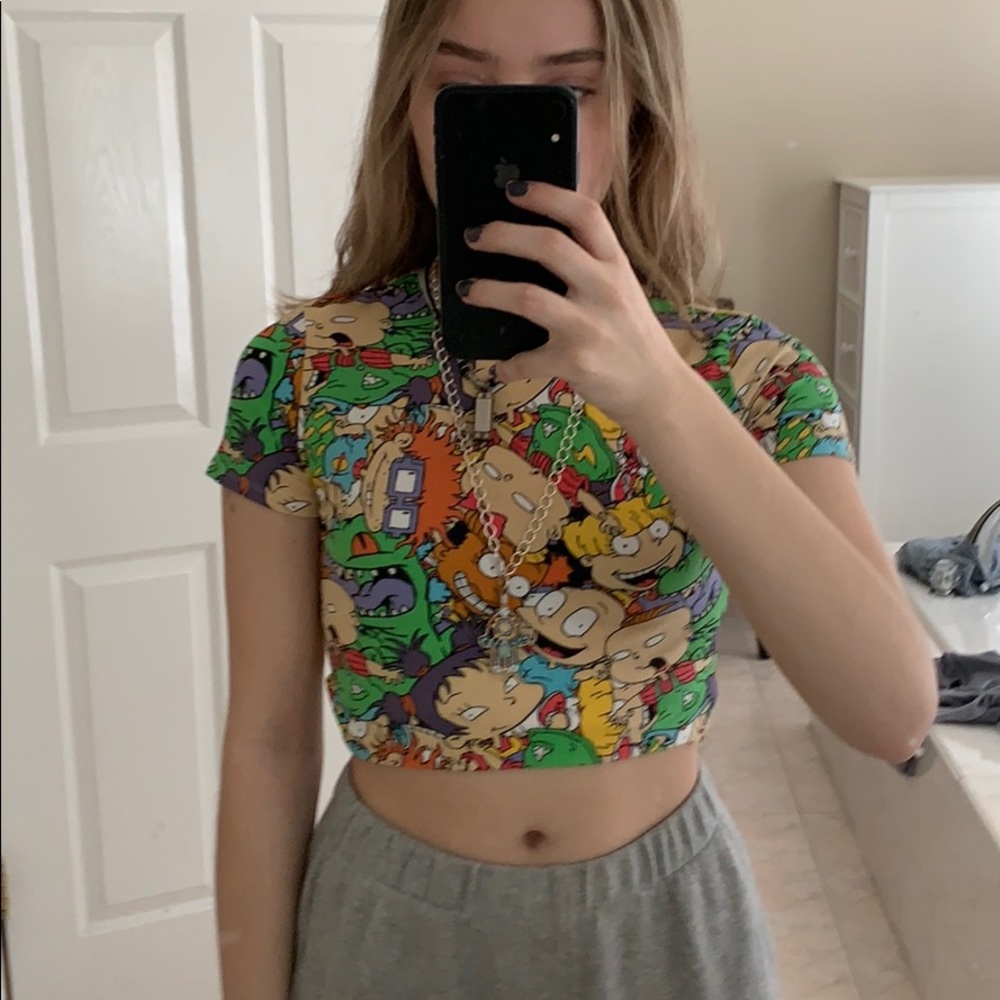 rugrats patterned shirt